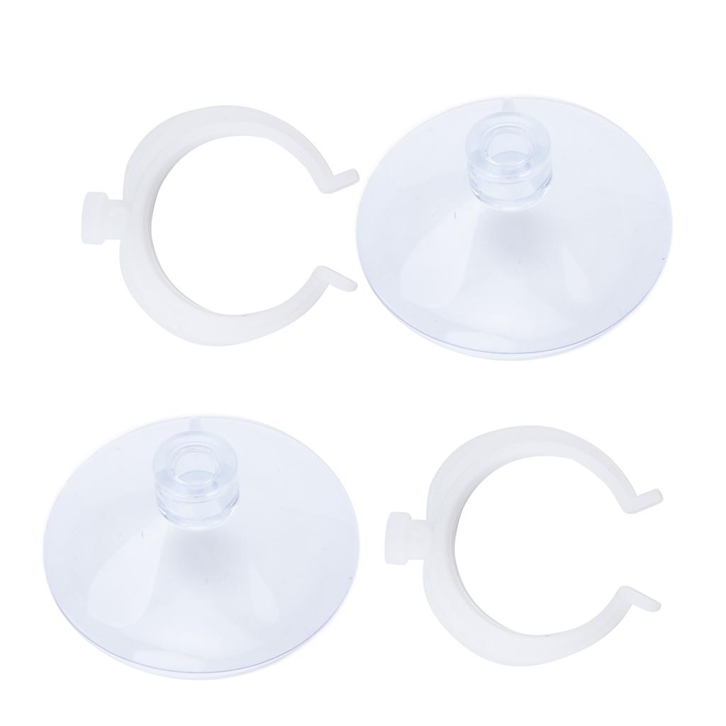 Fish Tank Airline Tubing Suction Cup Powerful Aquarium Fixed Suction Cup with Clips