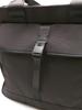 Official Haruyama Men's Business Tote Bag with Magnetic Buckle, Year-Round, D. Brown, Black