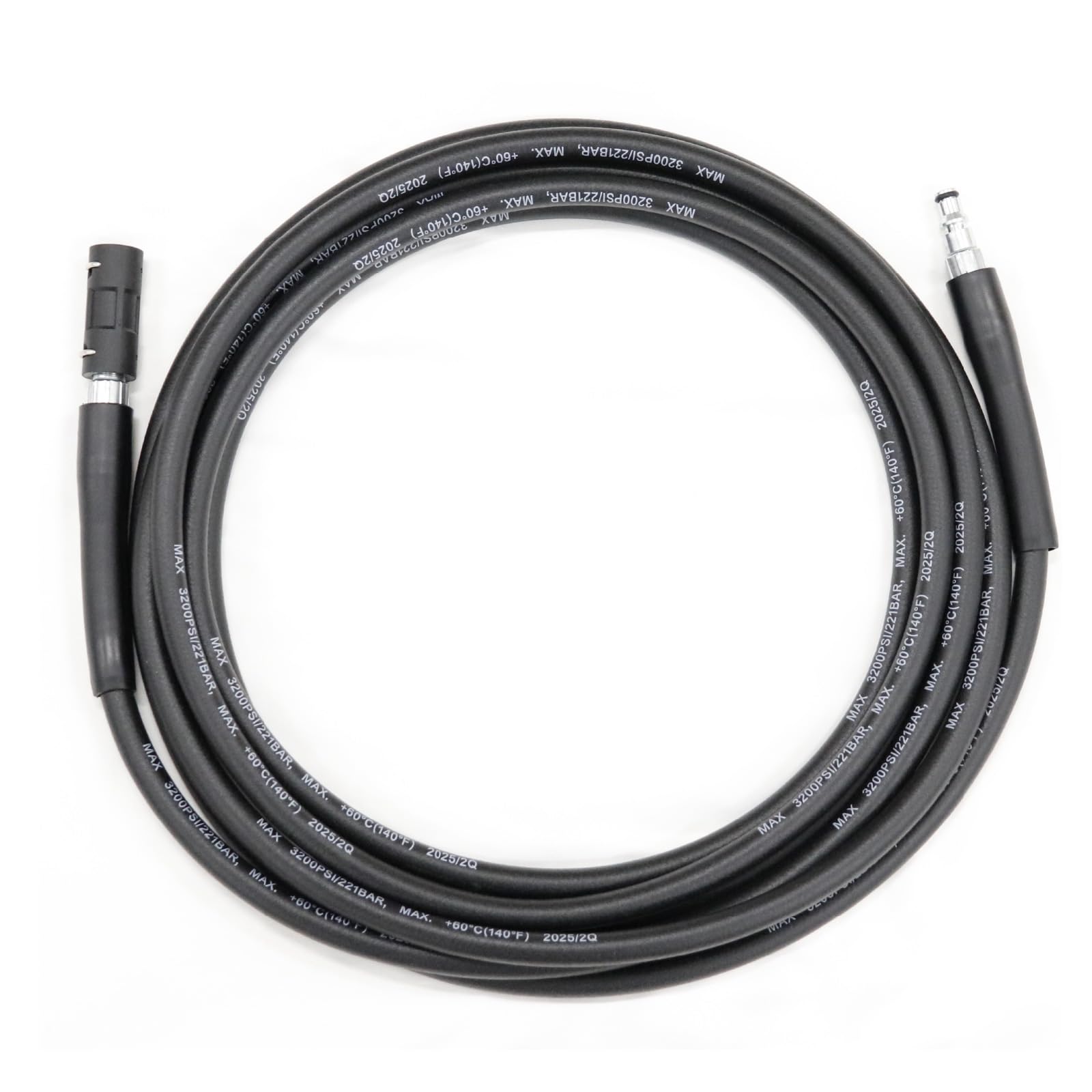 

Green Life High-Pressure Extension Hose, 5m, Soft and Flexible, with Joint, Heat Resistant up to 40℃, Water Pressure Resistant up to 14MPa, for Car Wa
