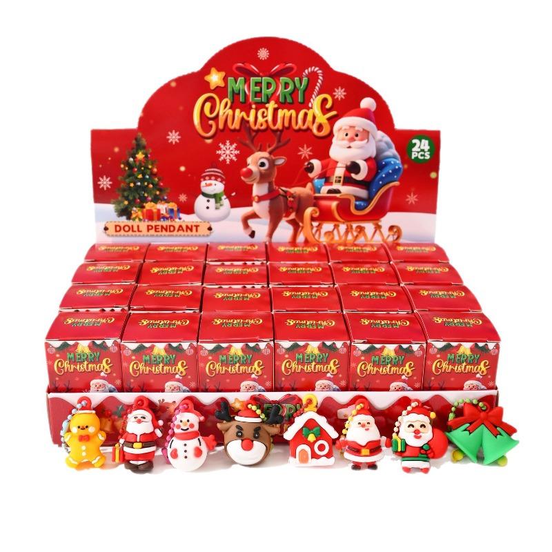 New Cute Christmas Doll Blind Box Keychain Pendant Decorations Christmas Children's Toys.