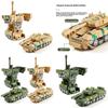 Dětský hračka tank setrvačný deformační model s transformací jedním tlačítkem pro vzdělávací hru