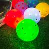 Led Light Up Pickleball Ball Durable With 40 Small Precisely Drilled Holes For Tournament Play Outdoor Play Courts For Men Women