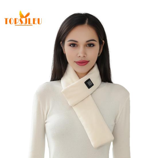 Winter Heating Scarf,USB Rechargeable,Thicken Heat Retention,Three Gear Adjustment,Wireless Cordless Neck Wrap,Unisex Electric Scarf Warmer