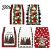 Coffee Table Runner Dining Tablecloth Ball Reindeer Xmas Tree Christmas Runner Print Seasonal Winter Holiday
