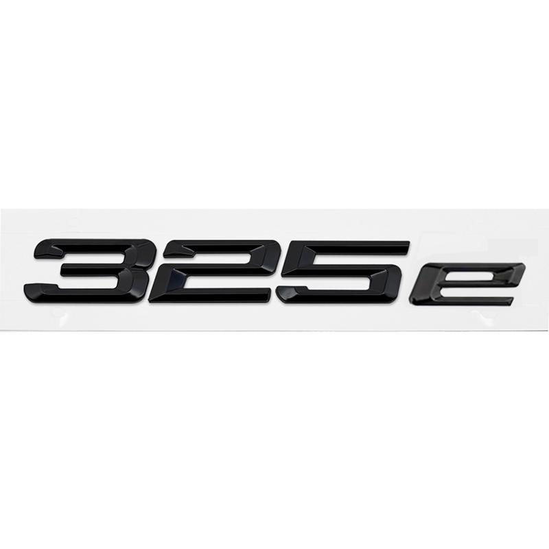 ABS Car Rear Trunk Logo Badge Emblem Sticker For BMW 3 series 316e 328e 318e 320e 325e 330e 335e E46 E90 E91 F30 F31 F34 G20