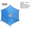 UV Protection Trampoline Cover 6/8/10/12/14-Foot Sunshade Resistant Waterproof Oxford Cloth Universal Outdoor Shade 6 Poles Canopy Sun Rainproof Tent