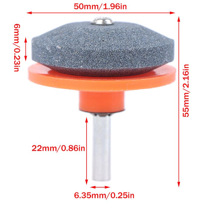 1 Pcs Lawn Mower Blade Sharpener Drill Lawnmower For Power Drill Cut Sharpener