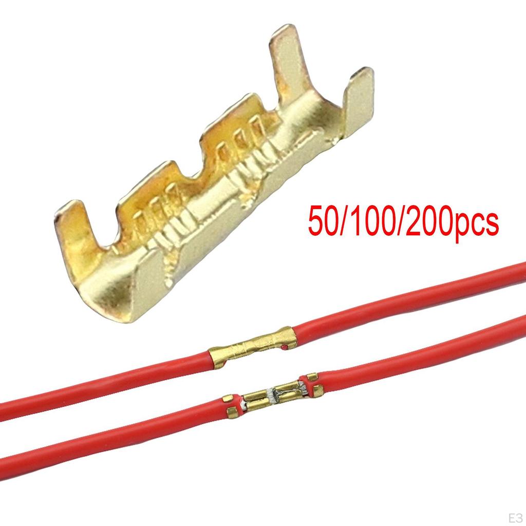 453 Car Brass Terminals 0.5-1.5mm Cold Inserts Wiring Electrical or Tool
