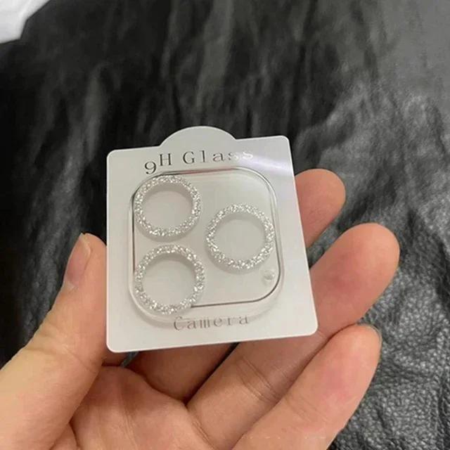 

Прозрачный чехол-протектор для линз камеры с блестящими бриллиантами для iPhone 15 14 13 12 17 16 Pro Max Mini Plus 16Pro 15Pro 16Promax For iPhone 17