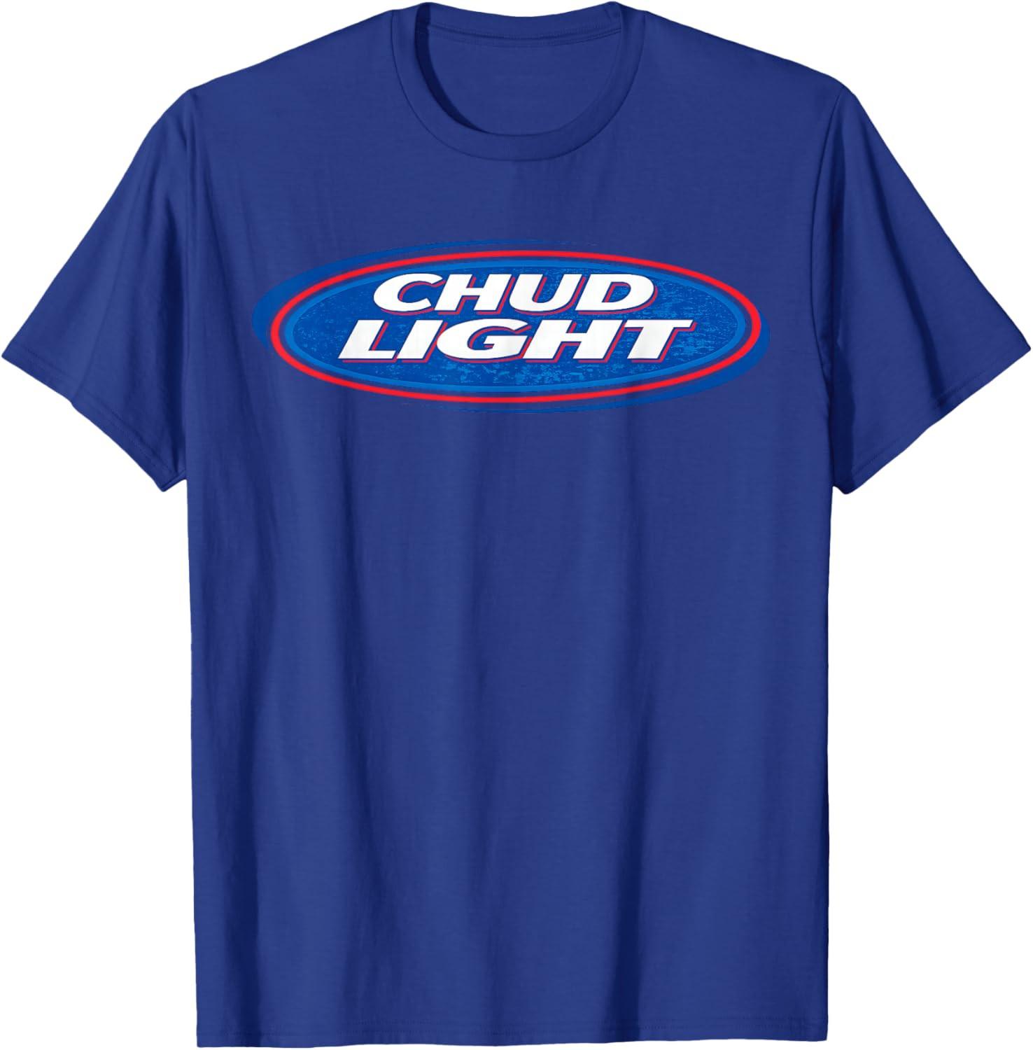 Funny Parody Beer Style Humor Chud Light Beer Brainrot Meme T-Shirt S