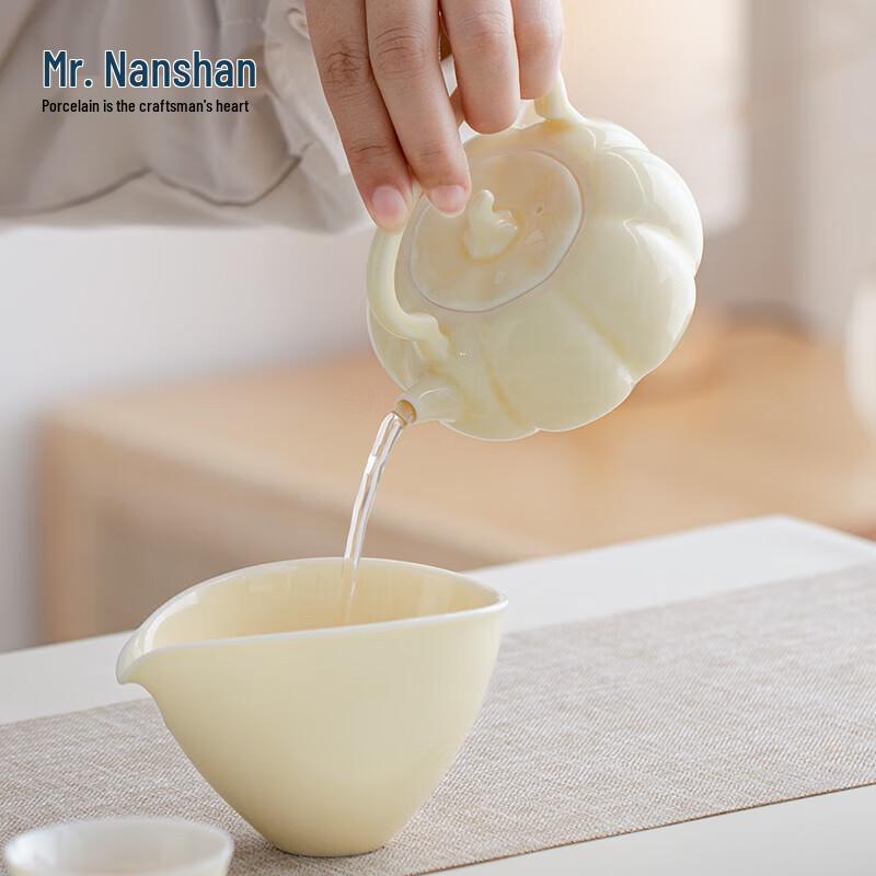 Nanshan Xiansheng Ceramic Kung Fu Teapot Set