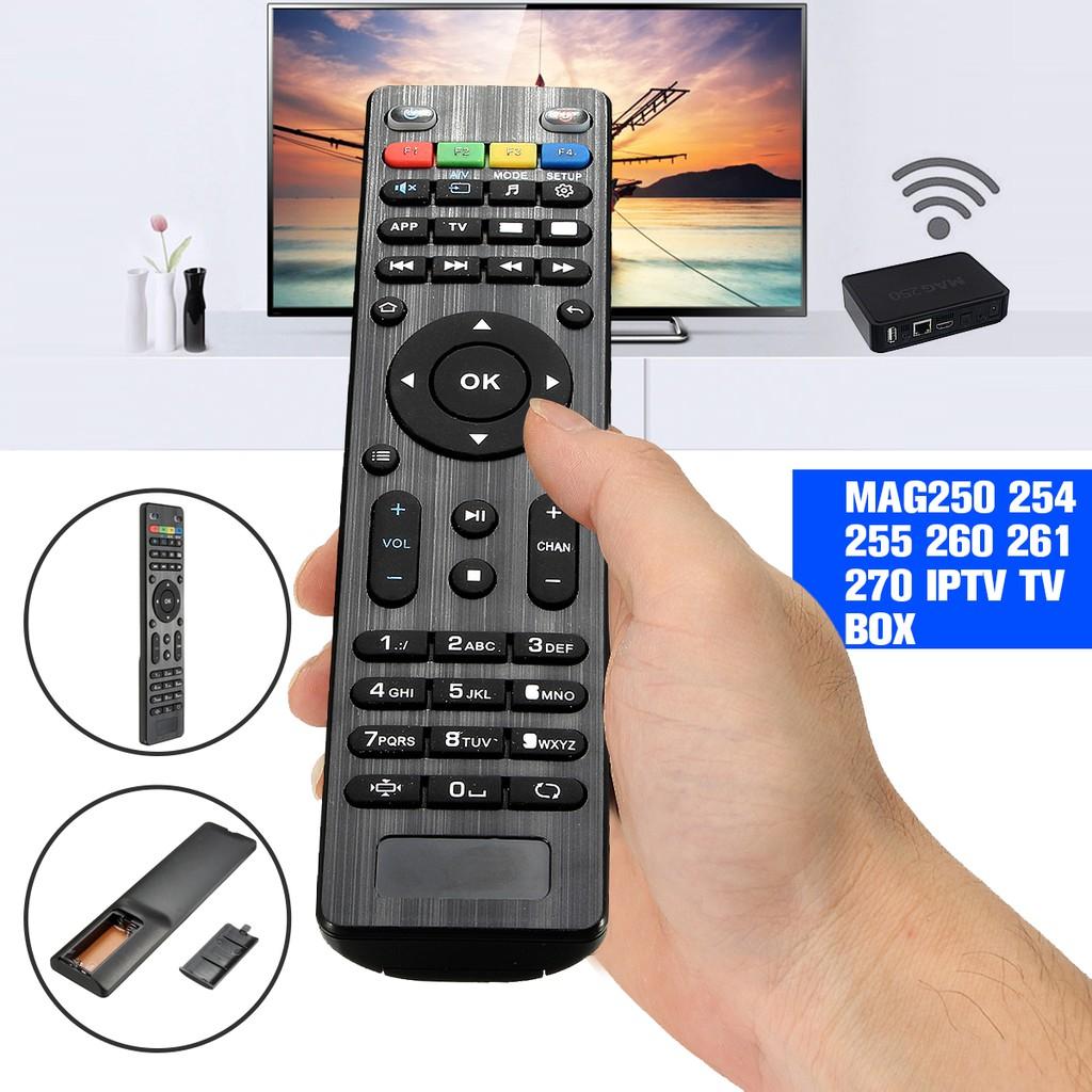 Black Remote Control Replacement For Mag 250 254 255 260 261 270 IPTV TV Set Top Box High Quality Remote Control Controller