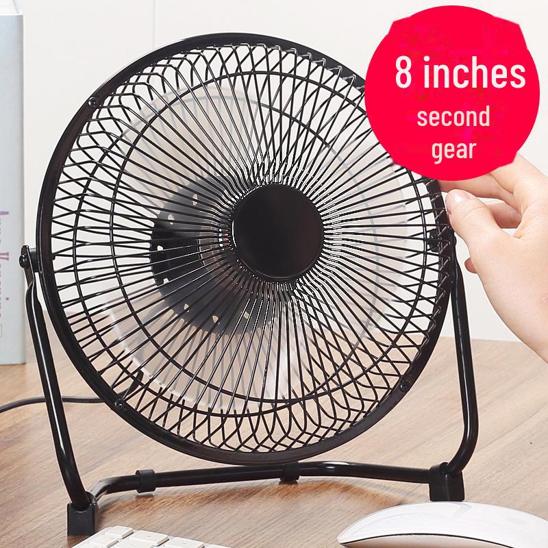 Premium USB Mini Fan - 5.68-inch Silent Desktop Fan for Office & Student Use