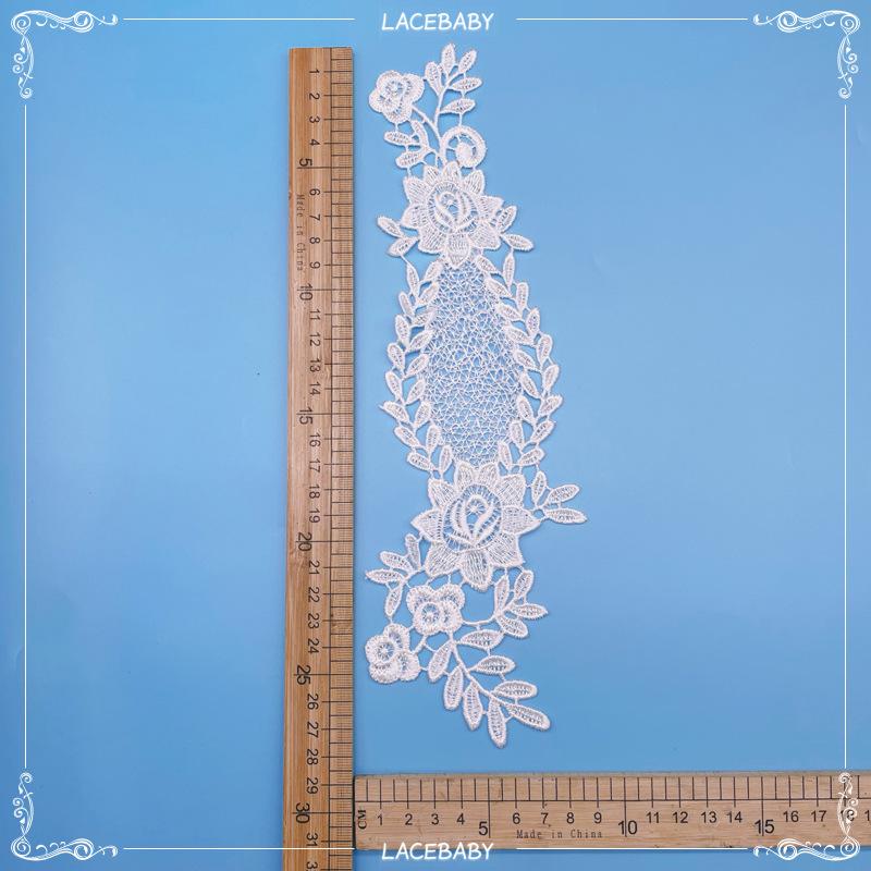 Wedding Embroidery Lace Diy Bride Water-Soluble Cloth Polyester Light Hollow Decorative Lace Accessories