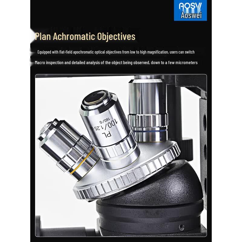AOSVI Professional Inverted Metallurgical Microscope with 21.5-inch HD Screen