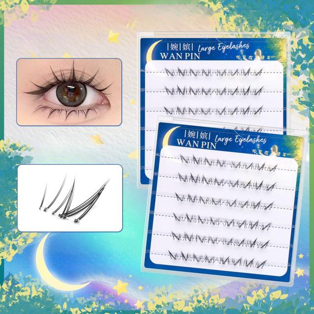 

Mogugu - Glue-free Natural Bottom Multipack False Eyelashes Cluster Black - One Size