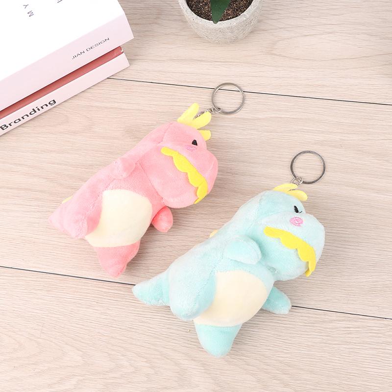 1Pcs Cute Little Dinosaur Pendant Doll Plush Toy Key Chain Bag Pendant Doll Kids Gifts