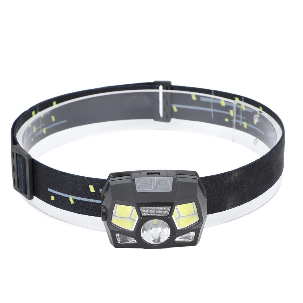 LED Head Lamp Flashlight USB Charging Strong Light Waterproof Motion Sensor Rechargeable Headlamp