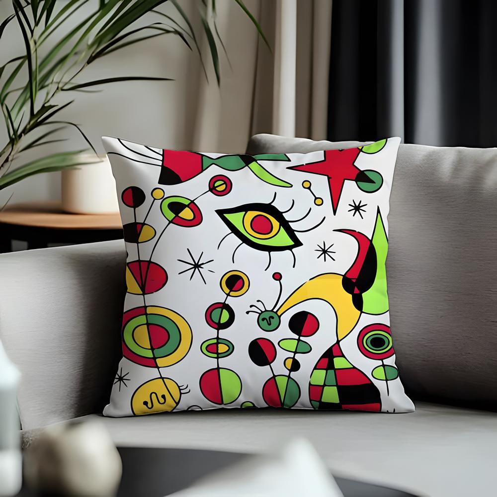 Trending JJoan Miroed Cushion Cover Antidustmite Pillowcase Invisible Zipper Silky Short Plush Sofa Cushion Cover