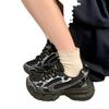 2025 Spring New Catwalk Model Dirty Dad Shoes Women Ins Trendy Retro Thick Sole Heightening Fried Street Sports Shoes Women