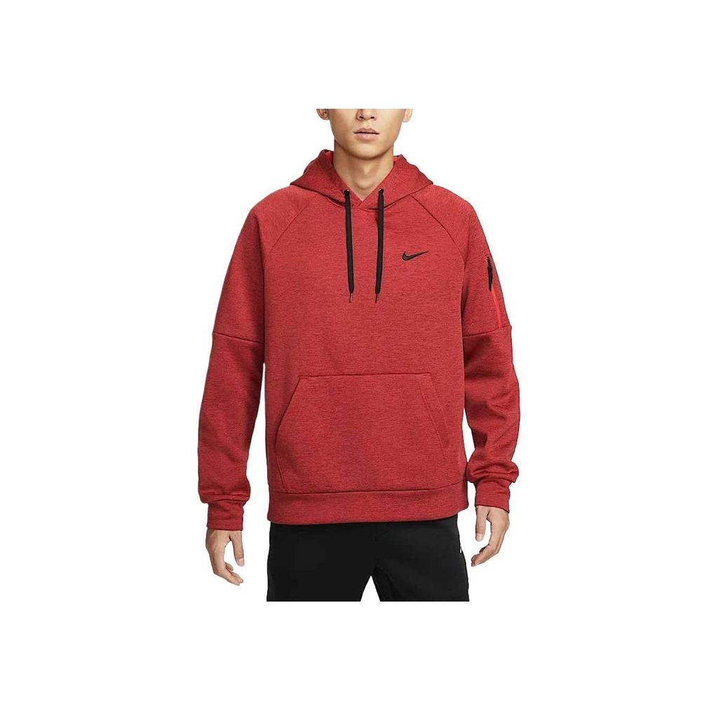 Nike Therma-Fit Warm Training Pullover Hoodie Men Hoodies Team-Red Color-Block University-Red DQ4835-677