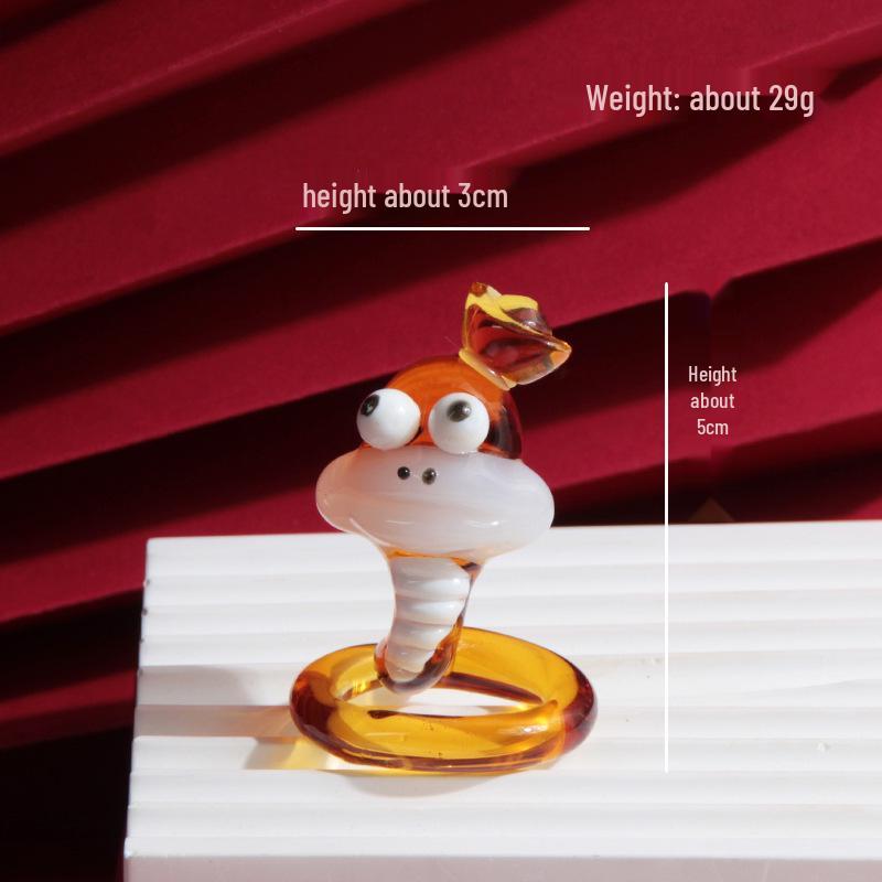 2025 Year of the Snake Glass Ornaments: Creative New Year Decorations and Gifts