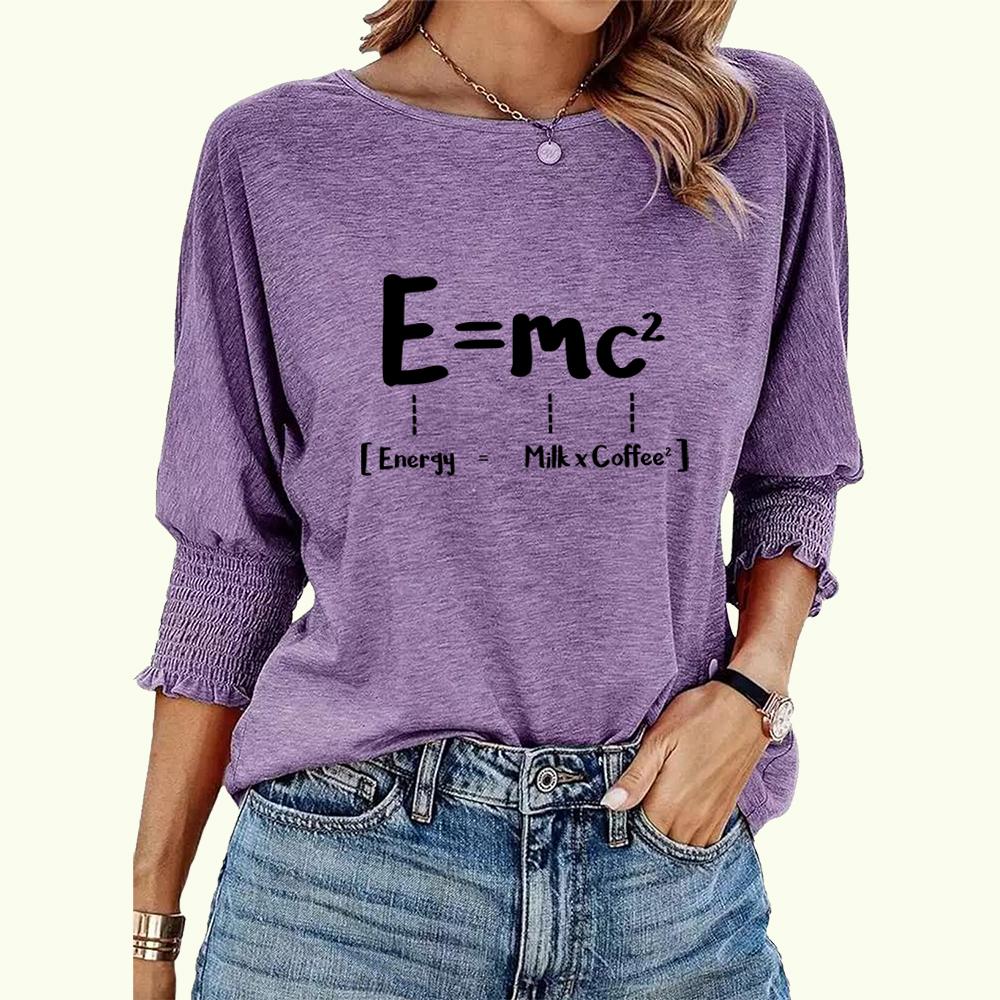 Большие размеры Женская модная свободная футболка весна-лето с круглым вырезом — фото 6