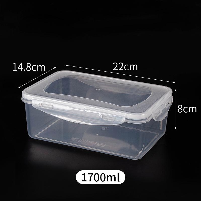 PP Bento Box Food Container Picnic Snack Meal Kitchen Food Storage Container Food Box for Kids Refrigerator Organizer Box