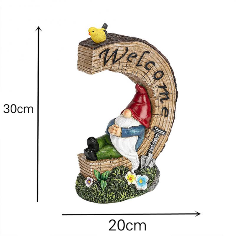 Autocolant Crăciun Grădină Personaj Negativ Gnom Autocolant de Perete Bătrân Fără Chip Autocolant pentru Fereastră Autocolant pentru Sticlă Decorațiune Meșteșuguri Acasă