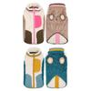 Outdoor Dog Coat with Back and Chest Coverage, Front Opening and Soft Fleece Pet Jackets for Cold Season Layer Use