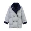 ChuYu Women's Reversible Corduroy Down Jacket