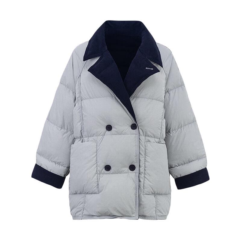 ChuYu Women's Reversible Corduroy Down Jacket