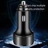 200W Car Charger Dual USB Ports Super Fast Charging With Digital Display Quick Charging Adapter For IPhone