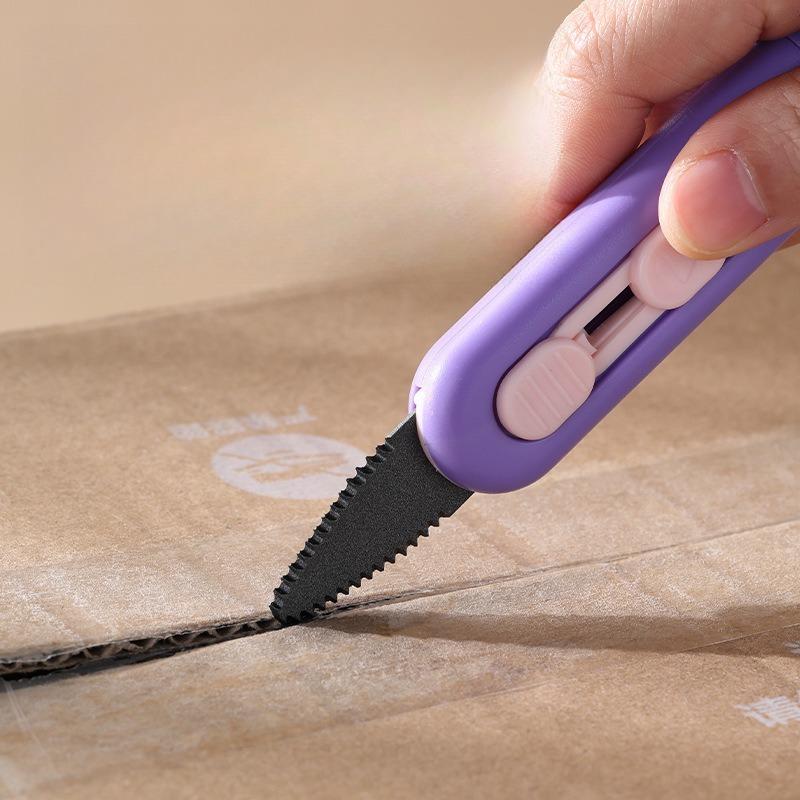 1-in-1 Scissors Express Unpacking Knife Office Household Scissors Teflon Stainless Steel Scissors