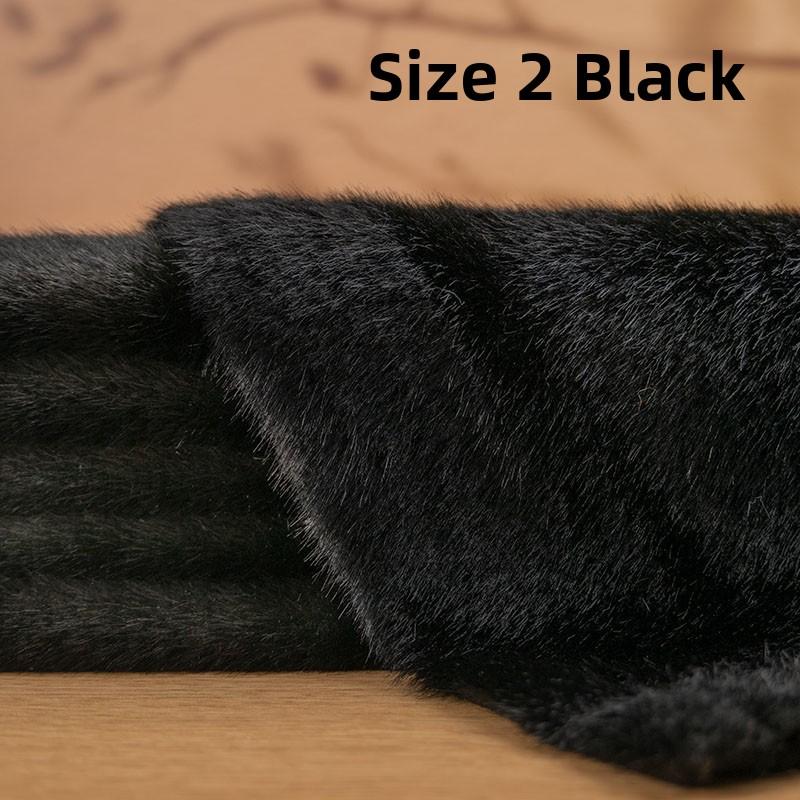 High-End Rabbit Fur Fabric Artificial Mink Fur Clothing Counter Large Coat Closet Simulation Leather Fabric DIY Handcraft