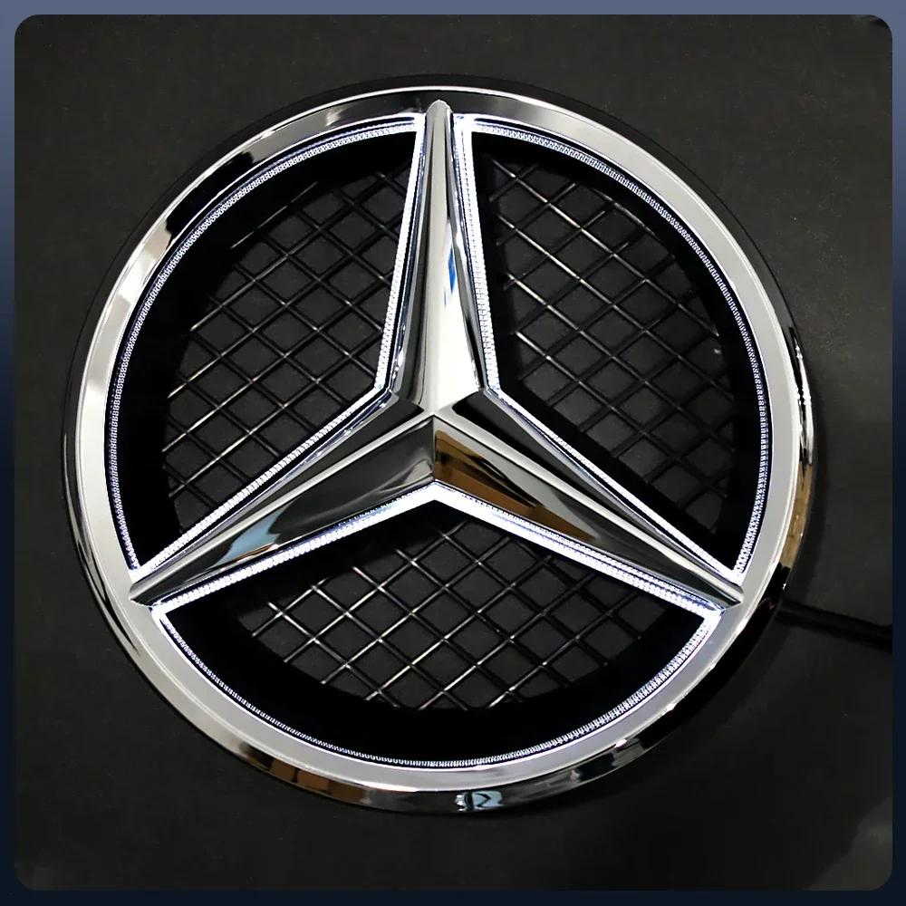 AMG W220 60% New For Mercedes Benz OE LED Emblem Light Car Front Grille Illuminated Logo Star Badge For Mercedes Benz B C GLK-Cl