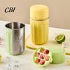 Press And Release Ice Mold 2-in-1 Cube Bottle, to Release, Stainless Steel Bottle Quick Tray Design, Portable Leakproof Maker for Home Camping