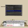 Embroidered Velcro US Flag Patch - Multicolor Stars and Stripes (Left & Right)