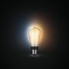 Philips Hue White Ambiance, ampoule LED connectée E27 Filament ST64, compatible Bluetooth, fonctionne avec Alexa, Google et Homekit