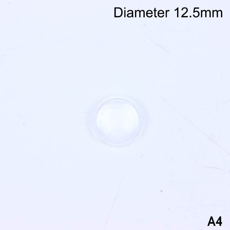 8-44 Mm Round Transparent Acrylic Plano-Convex Lens Flashlight Led Lens Focusing Torch Accessories Magnifying Glass Convex Lens