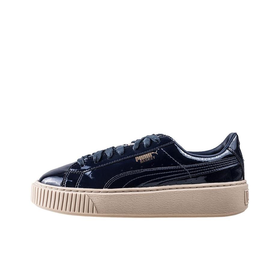 Puma Basket Platform Patent Marshmallow Zemi