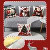 1/4 Pillowcase 2D Flat Print 18x18 Inches Fashionable Classic New Christmas Atmosphere