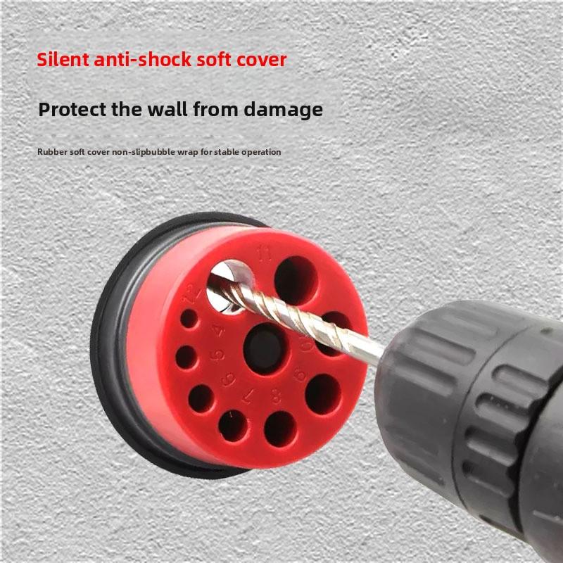 4-12mm Drill Dust Collector Anti Dust Cover for Electric Hammer Hand Drill Hole Opening Tool