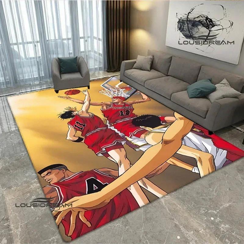 3D Cartoon Slam Dunk printed carpet Non-slip carpet outdoor carpets area rug Home bedroom decor rug for bedroom birthday gift