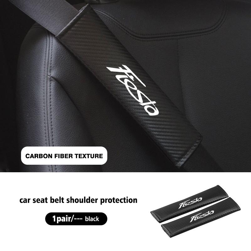 1/2PCS Car Seat Belt Covers Shoulder Cushion Protector Pad For Ford Fiesta mk7 mk5 mk8 mk4 mk6 1995-2011 2012 2013-2023
