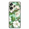 3D Embossed Case For Xiaomi Poco M6 4G Phone Case M 6 Plus Flowers Silicone Soft Coque For Xiaomi Redmi 13 13x Back Cover Case
