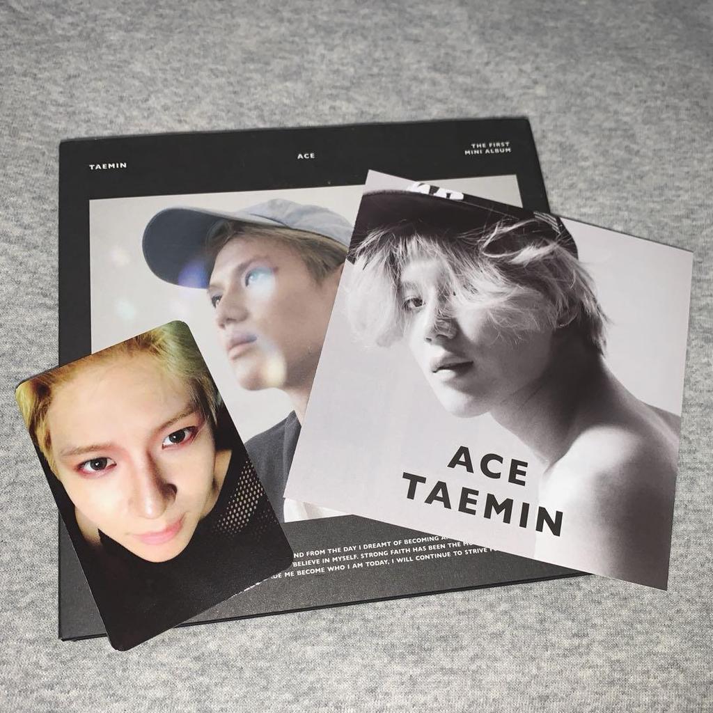 [USED] SHINee Taemin Album ACE with Trading Card