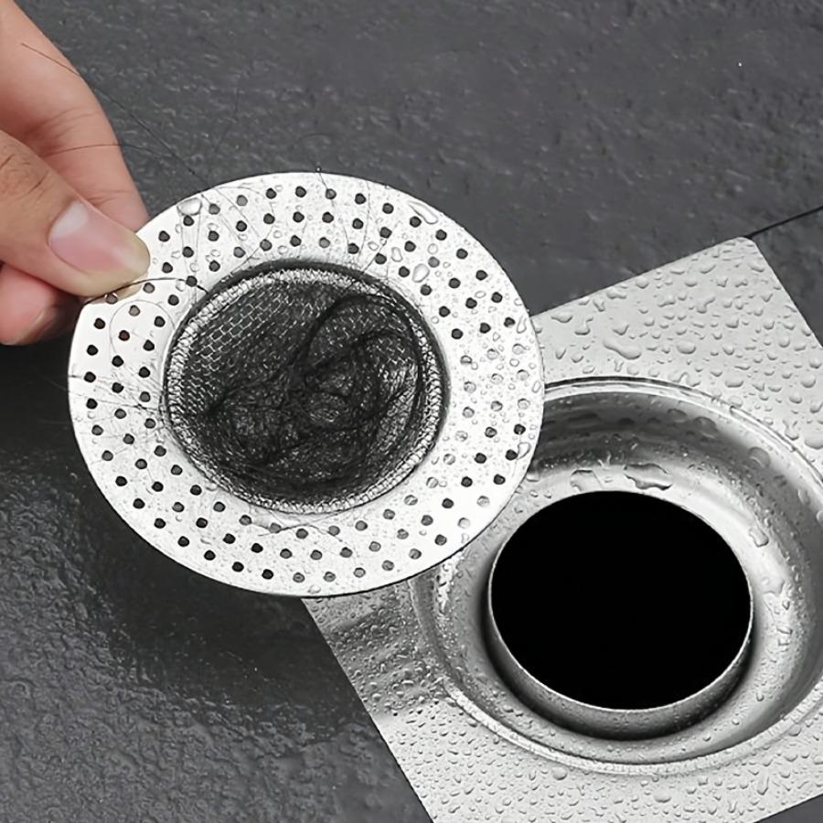 1pc Heavy-duty Cast Iron Mesh Filters – Ideal for Use in Showers, Bathtubs, Sinks, and for Collecting Hair.
