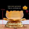 Chinese Alloy Lotus Candle Pedestal for Buddha Butter Candlestick, Household Buddha Hall for Candle Buddha Utensils and Supplies