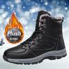 Men Winter Snow Boots For Waterproof Leather Sneakers Super Warm Men's Boots Outdoor Male Hiking Boots Work Shoes Big Size 39-48